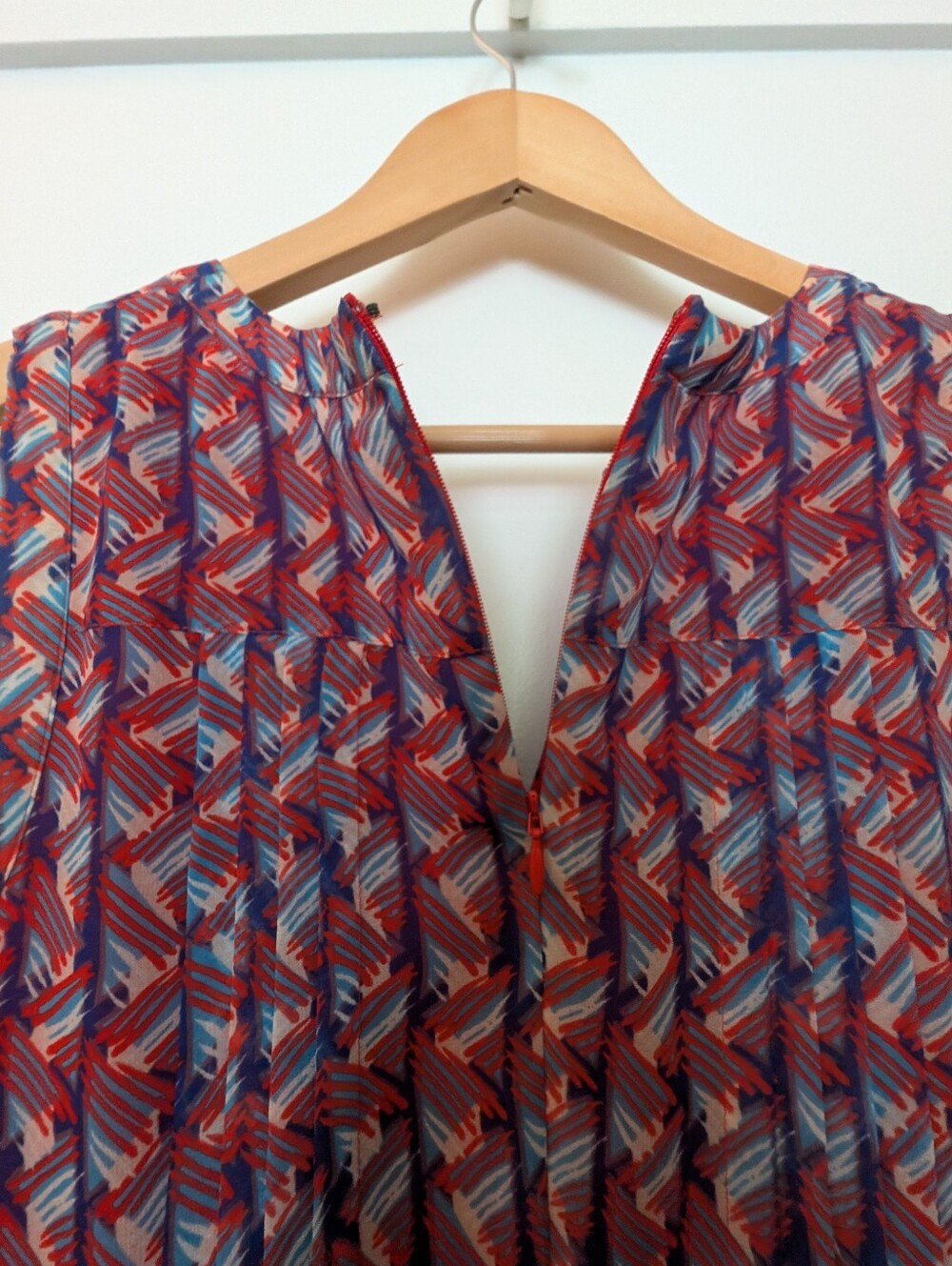 Halogen Pleated Dress, Multicolor - Picture 2 of 6